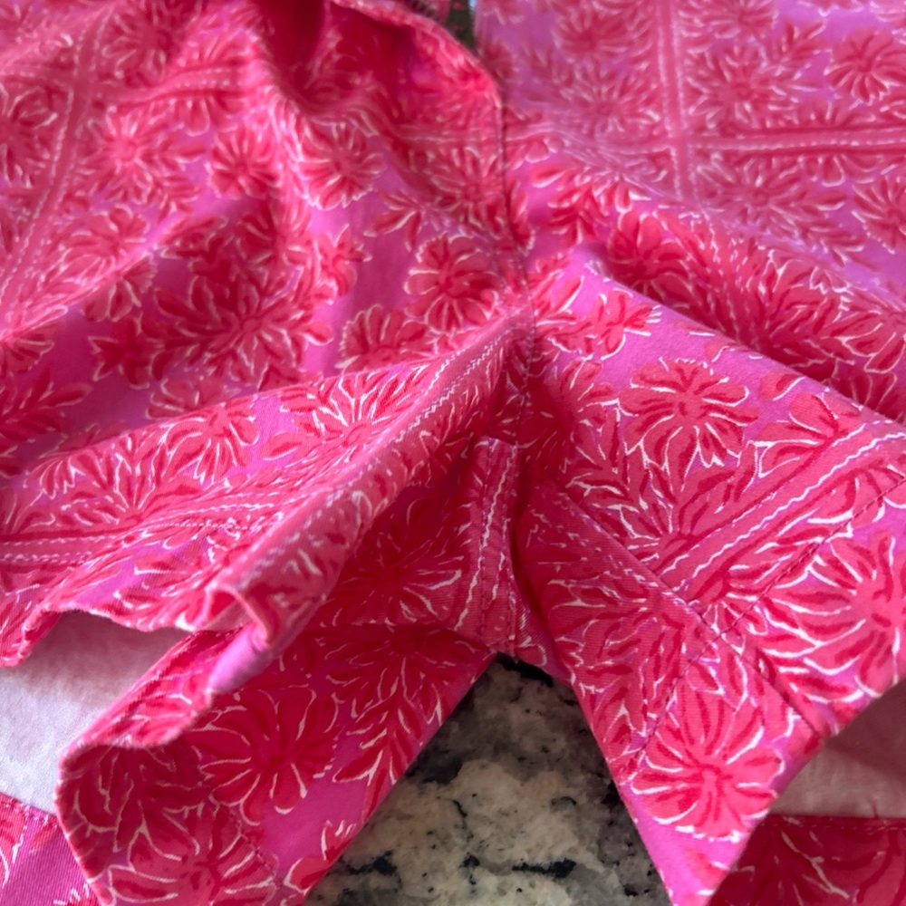 Vineyard Vines Women's Size 10 Pink Floral Printed Everyday Shorts - Picture 6 of 6